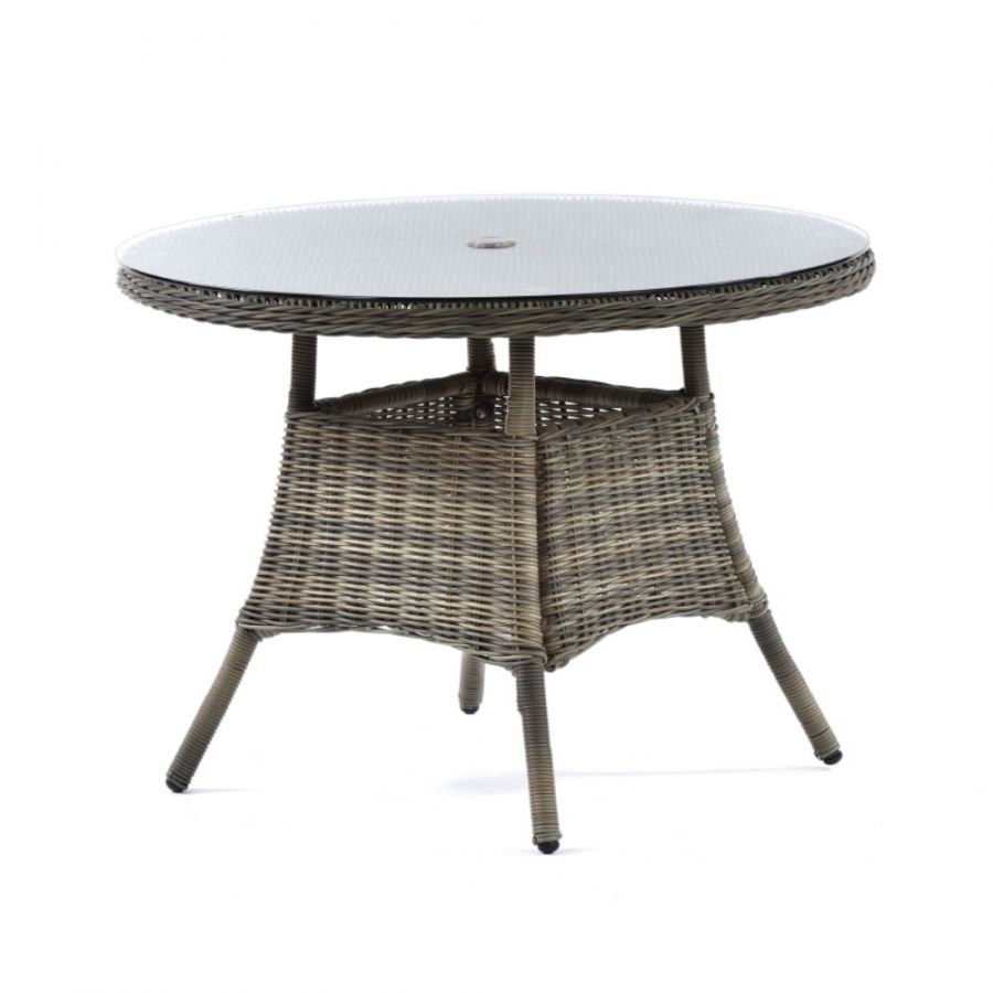 100cm round garden deals table