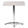 Isotop 70cm Square Table - Compressed Grey with Aluminium Fixed Base 2