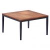 Premium Livorno Teak Wood Modular Coffee Alu Table