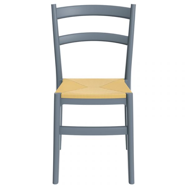 Juliet Polypropylene Chair - Dark Grey