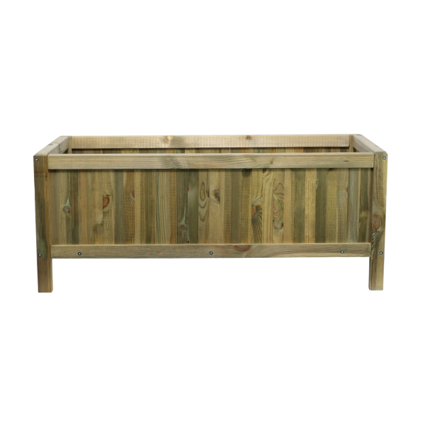 Hampton Heavy Duty Rectangle Planter - 100 x 50 x 40cm Green