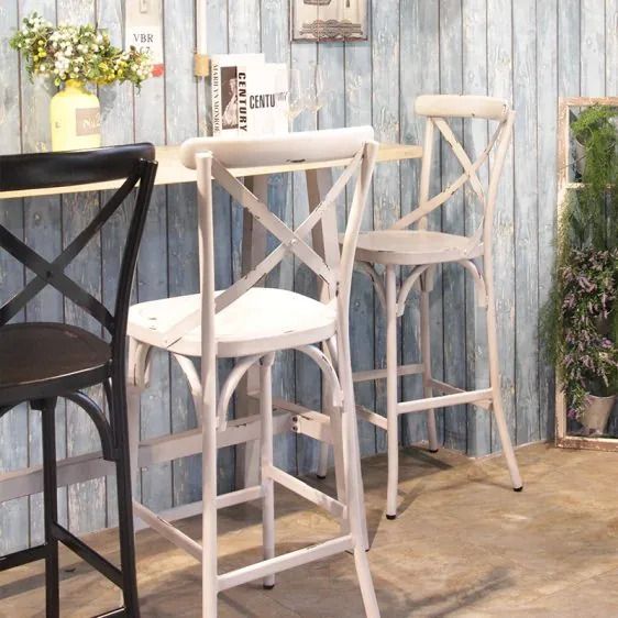 Chia Bar Chair Vintage White