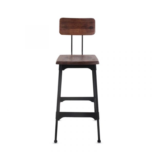 Rochester Steel/Ashwood Bar Chair