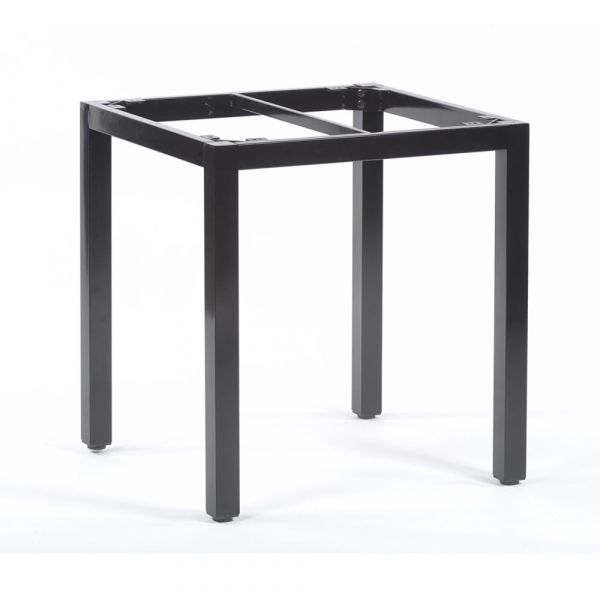 Square Table Base Box Frame 4 Leg -  67.5 x 67.5cm - Black - Suitable for 70 x 70cm Table Tops