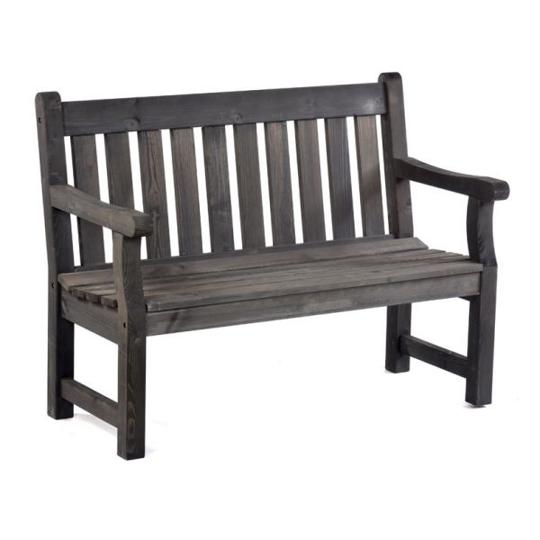 Darwin Garden Bench - 120cm Length 2 Person - (Dark Grey)