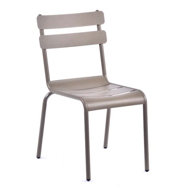 Anzio Aluminium Side Chair - Grey
