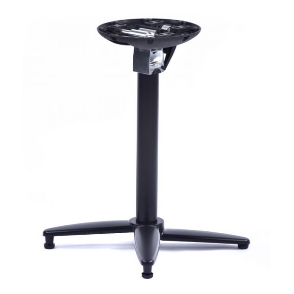 AL Table Base Folding Plastic Top Black