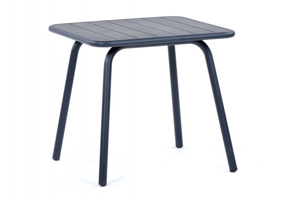 Porto Bistro/Café Table - Square Durable Aluminium Design - 80x80 Anthracite