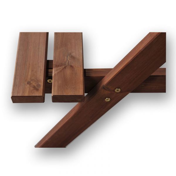 Chester Picnic Table - A Frame Pub Bench - 6 Person Garden Table - Brown -  FSC®