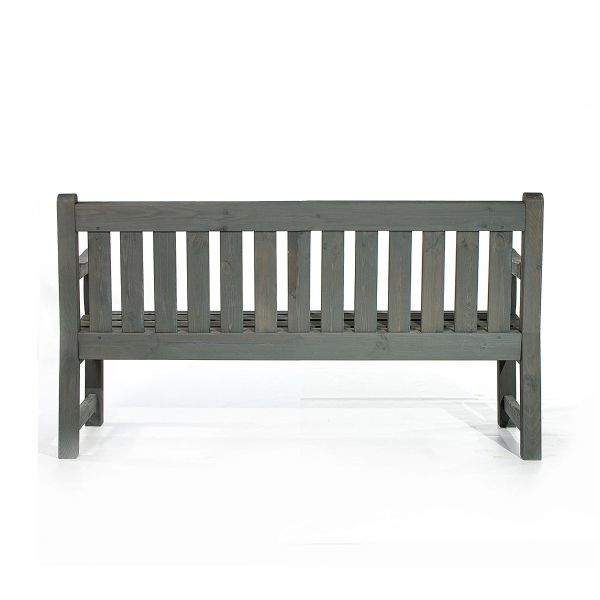 Darwin Park Bench – Durable Heavy Duty Garden Seat – 3 Person Suitable - 150cm Length - Dark Grey