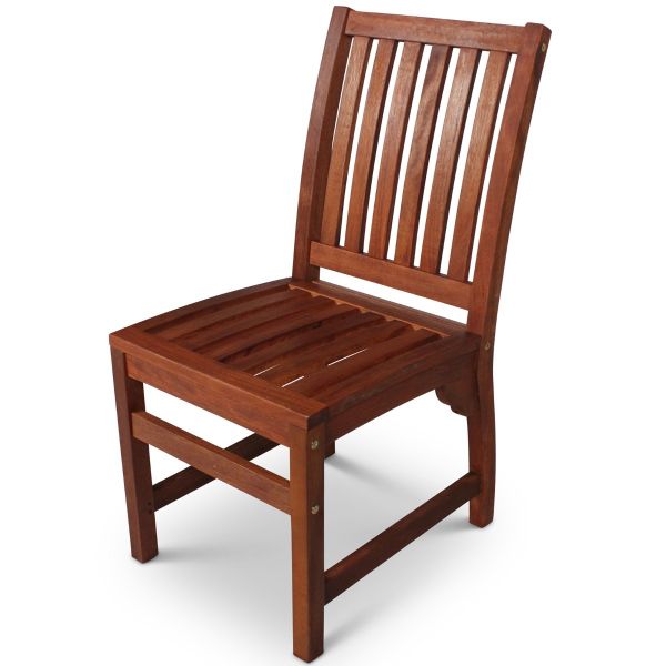 Devon Side Chair - Durable Hardwood Design - 49 x 54 x 90cm 10kg - Commercial Standard Furniture