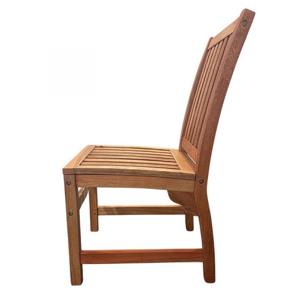 Devon Hardwood Side Chair - Clear Finish