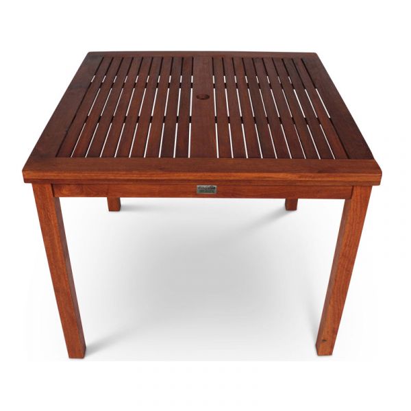 Devon Table Square - Durable Hardwood Design - 90 x 90cm