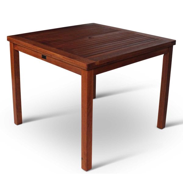 Devon Table Square - Durable Hardwood Design - 90 x 90cm