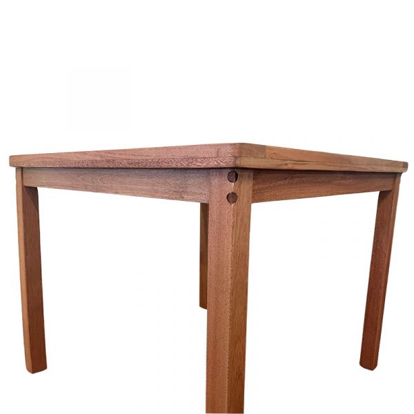 Devon Hardwood 90 x 90cm Square Dining Table - Clear Finish