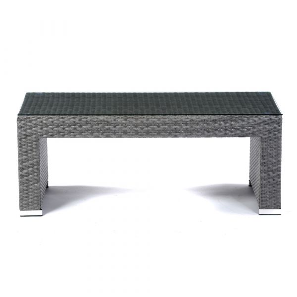 Oasis Rattan Coffee Table - Glass Top