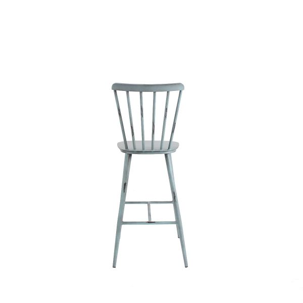 Commercial Vintage Blue Pula Bar Chair For Restaurants, Bars & Cafes