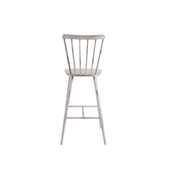 Commercial Vintage White Pula Bar Chair For Restaurants, Bars & Cafes