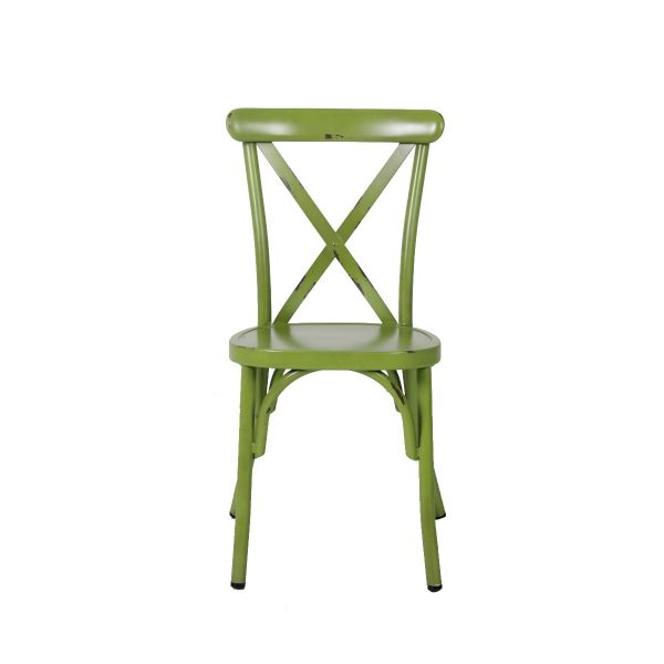 Commercial Vintage Green Chia Side Chair For Restaurants, Bars & Cafes