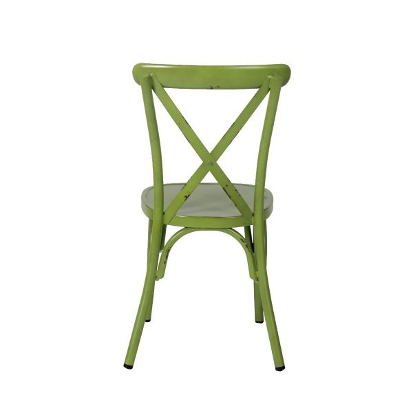 Commercial Vintage Green Chia Side Chair For Restaurants, Bars & Cafes