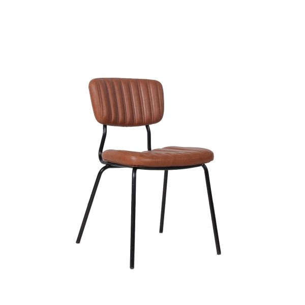 Commercial Vintage Light Brown Sudbury Side Chair For Restaurants, Bars & Cafes