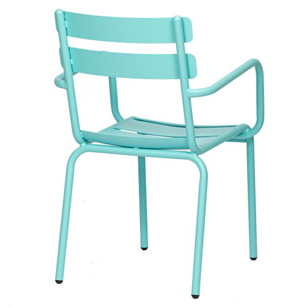 Anzio Aluminium Arm Chair - Blue