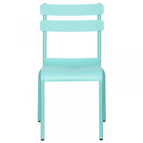 Anzio Aluminium Side Chair - Blue