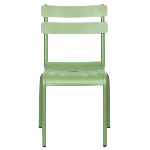 Anzio Aluminium Side Chair - Green