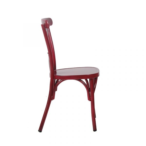 Commercial Vintage Red Chia Side Chair For Restaurants, Bars & Cafes