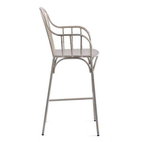Cellini Bar Arm Chair Vintage White