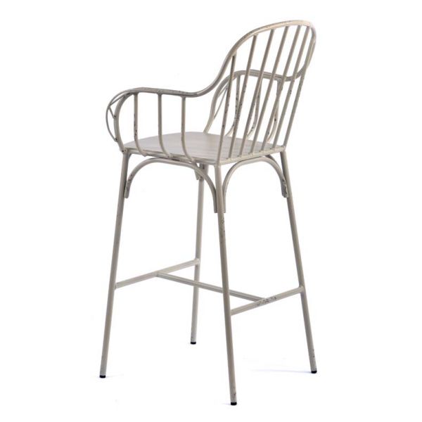 Cellini Bar Arm Chair Vintage White