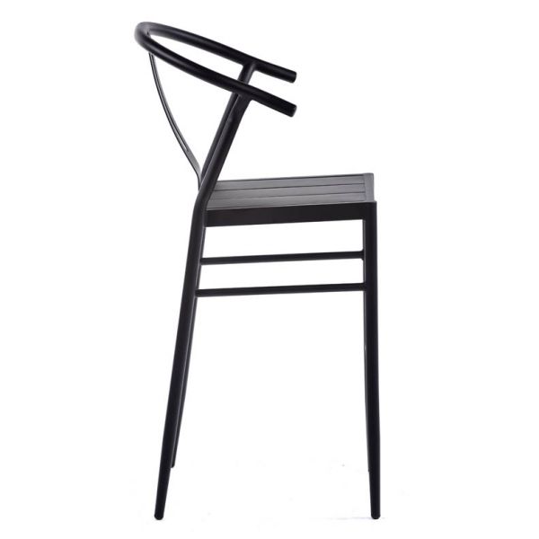 Matador Aluminium Bar Chair - Black