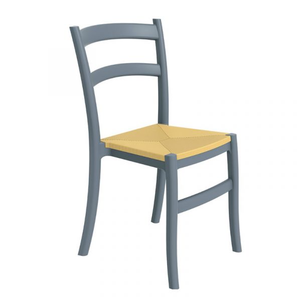 Juliet Polypropylene Chair - Dark Grey