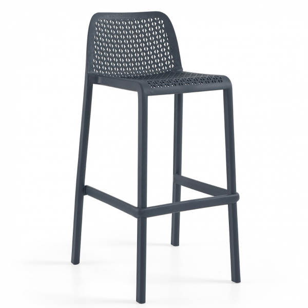 Oxy High Chair - Durable Polypropylene Chair - Commerical Suitable Easily Cleaned - (Anthracite)