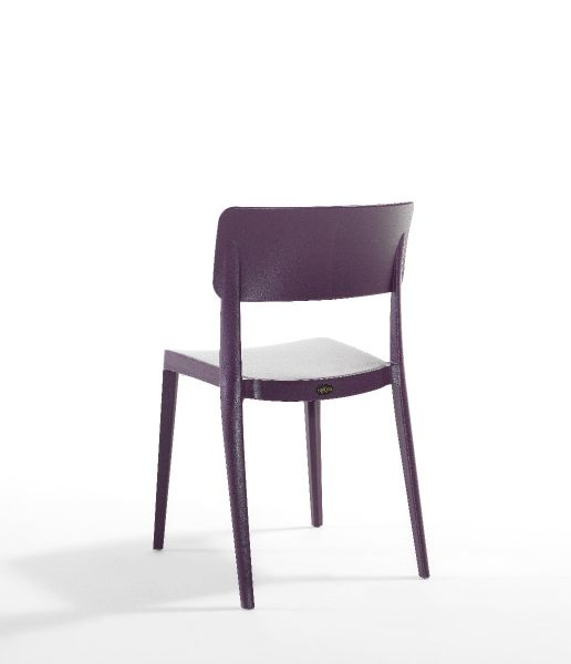 Pano Side Chair - High Quality Polypropylene - Easily Cleaned & Stackable - Purple