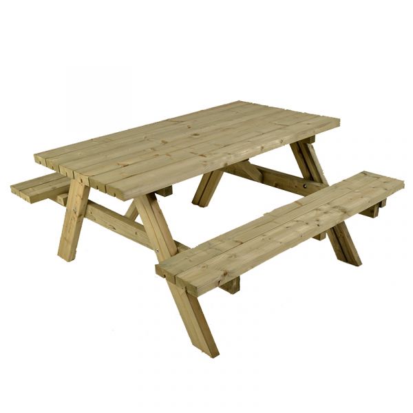 Whitby Picnic Table – Durable Heavy Duty A Frame Pub Table –Suitable for 6 People 1.5M Length