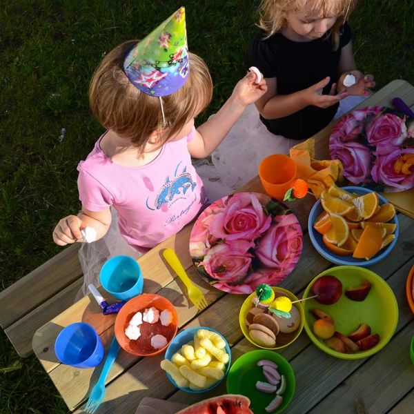 Children's Sandpit Picnic Table - Kids Garden Play Table With Storage - 4-6 Child