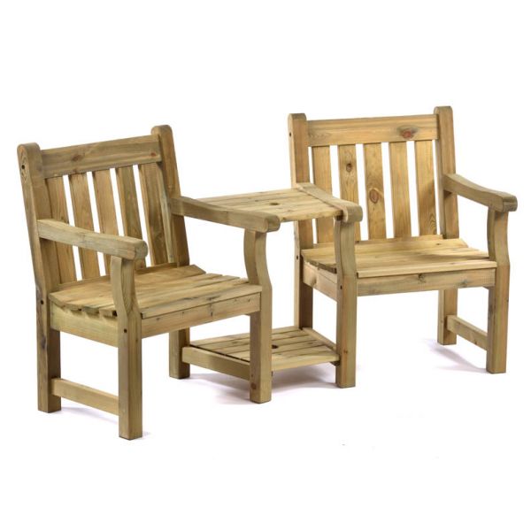 Darwin Companion Set Love Seat - Green Pine