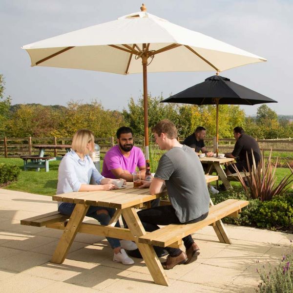 Foster Heavy Duty 8 Seat A-Frame Commercial Picnic Table