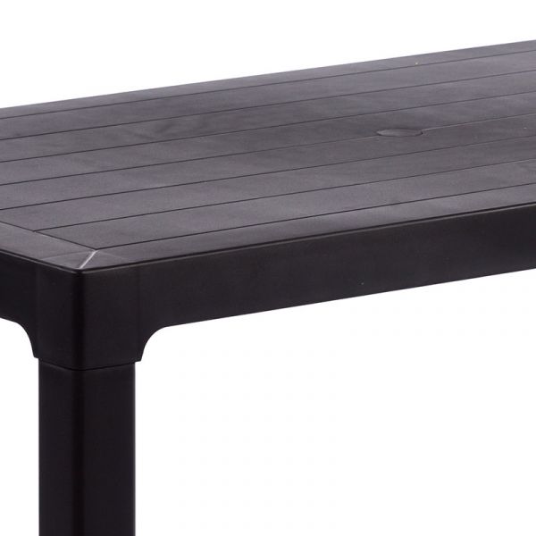 Arizona Thebe 140x80cm Table - Anthracite (Smooth)