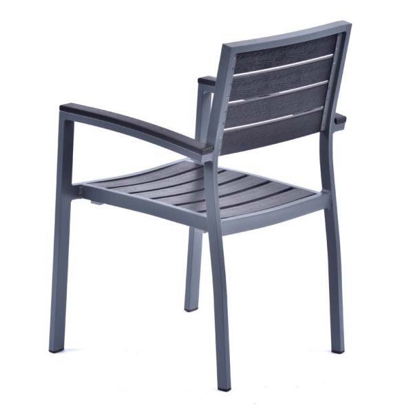 Jay Durawood & Aluminium Arm Chair
