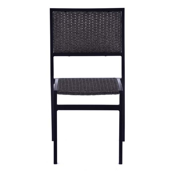 Oxford Rattan Side Chair - Grey