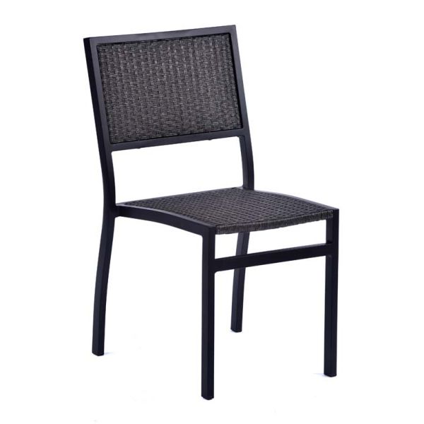 Oxford Rattan Side Chair - Grey