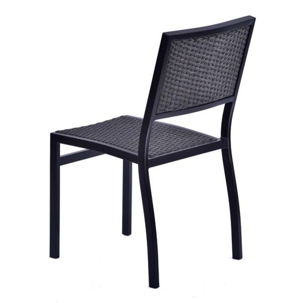 Oxford Rattan Side Chair - Grey