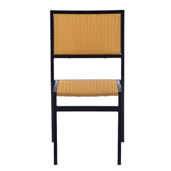 Oxford Rattan Side Chair - Teak Look