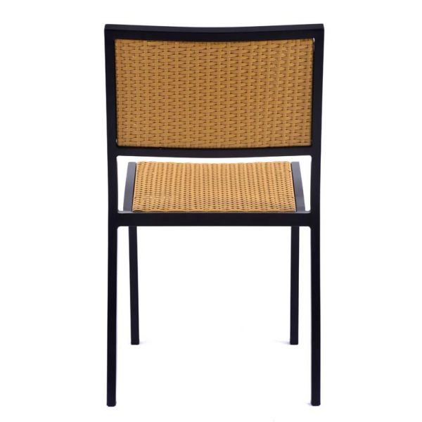 Oxford Rattan Side Chair - Teak Look