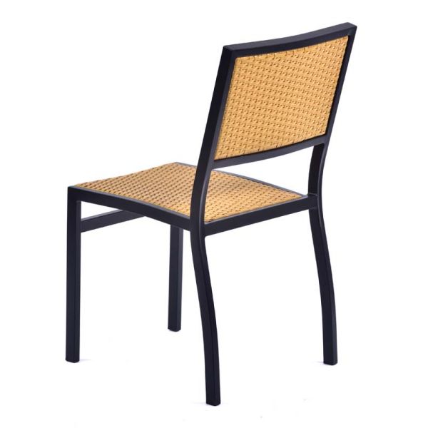 Oxford Rattan Side Chair - Teak Look