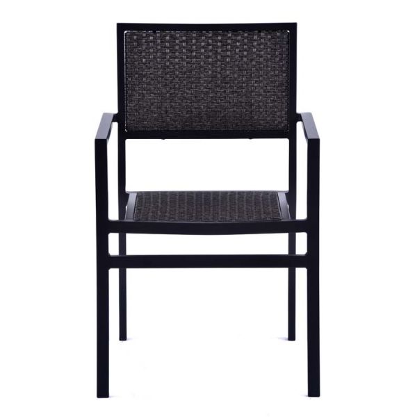 Oxford Rattan Arm Chair - Grey