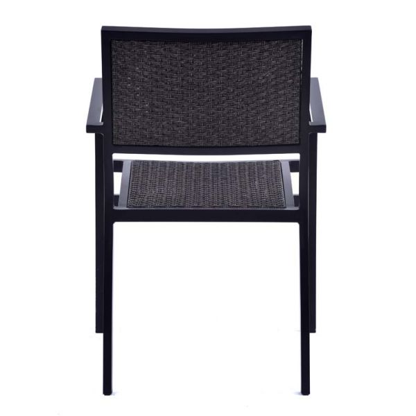 Oxford Rattan Arm Chair - Grey