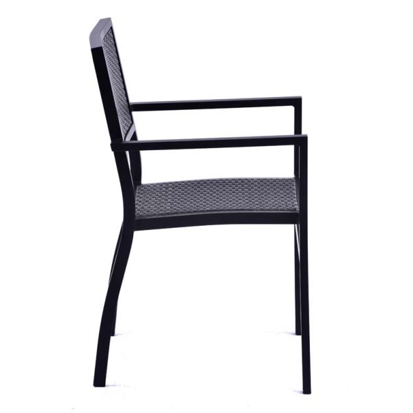 Oxford Rattan Arm Chair - Grey